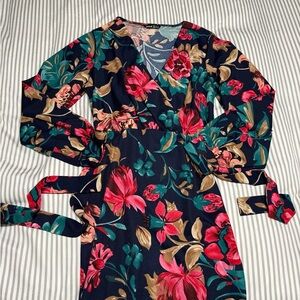 Shein floral dress